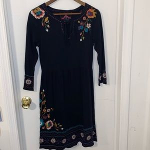 Classic embroidered Johnny Was dress